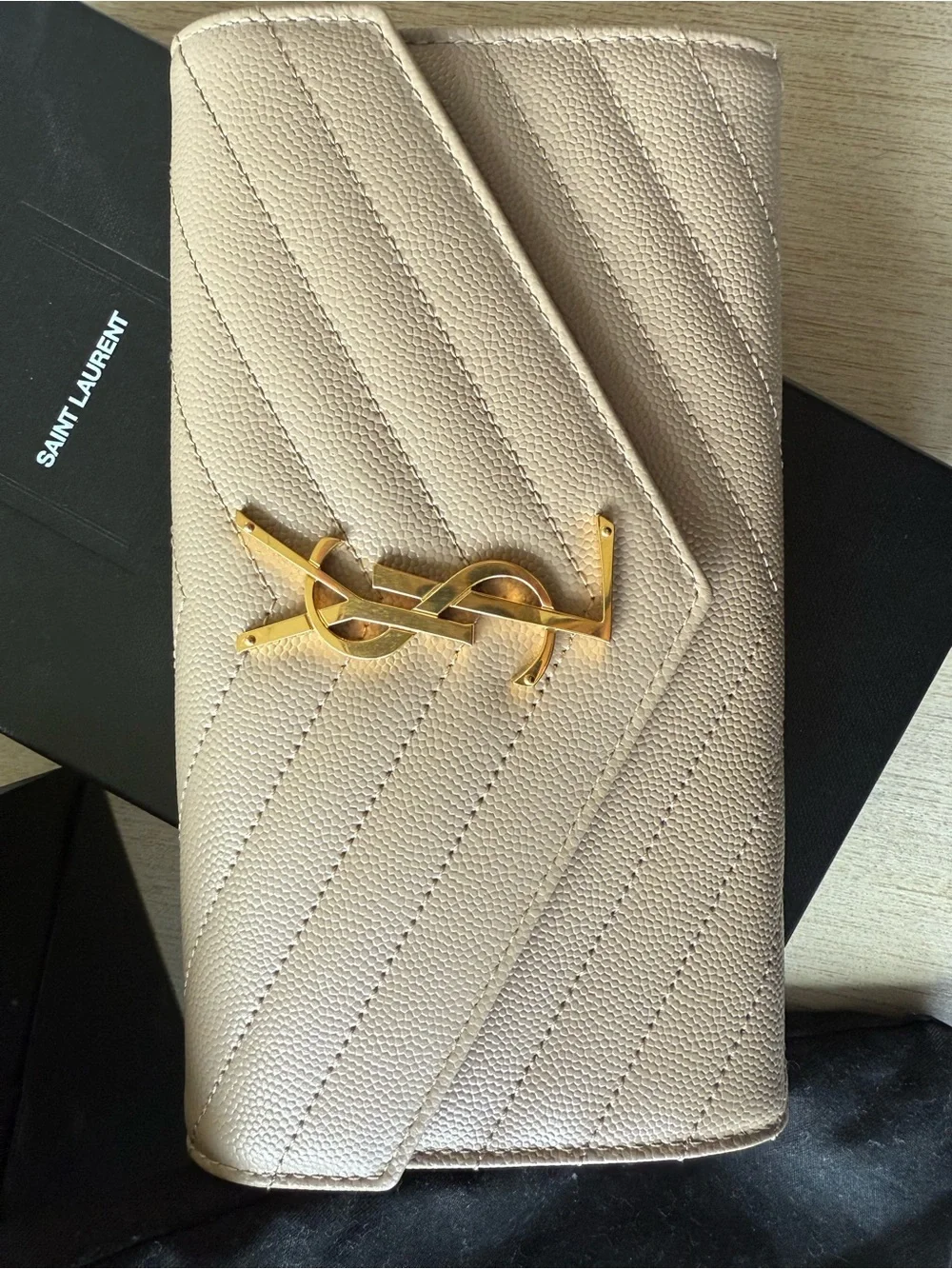 Saint Laurent grain leather